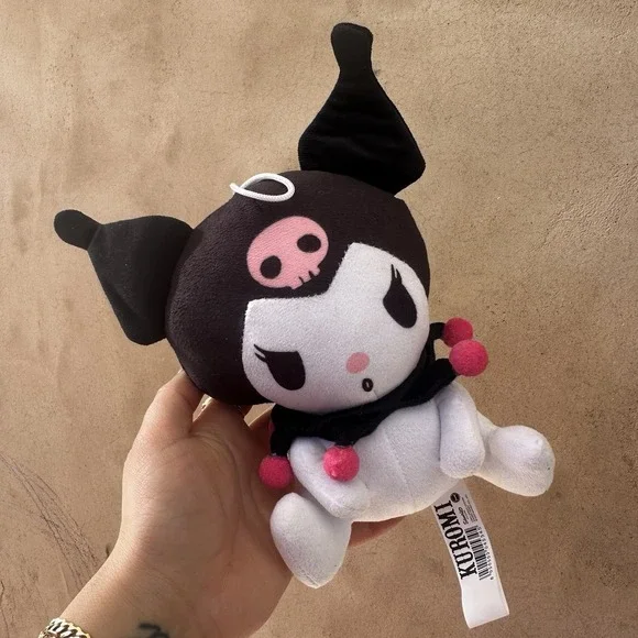 New Sanrio Kuromi 8" Plush Stuffed Animal. So Soft! - Picture 4 of 5